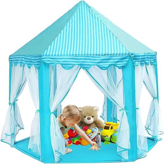 Kids Prince Princess Castle Play Tent image 0
