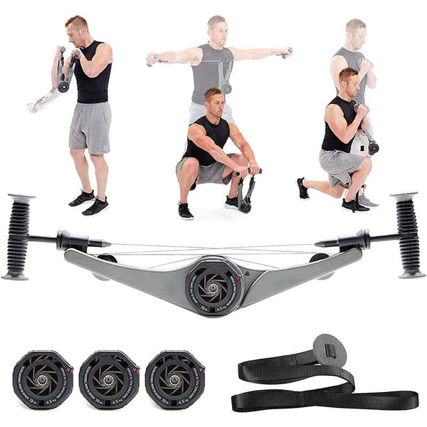 Perfect Dealz Folding Puller Workout Set for Personal Gym