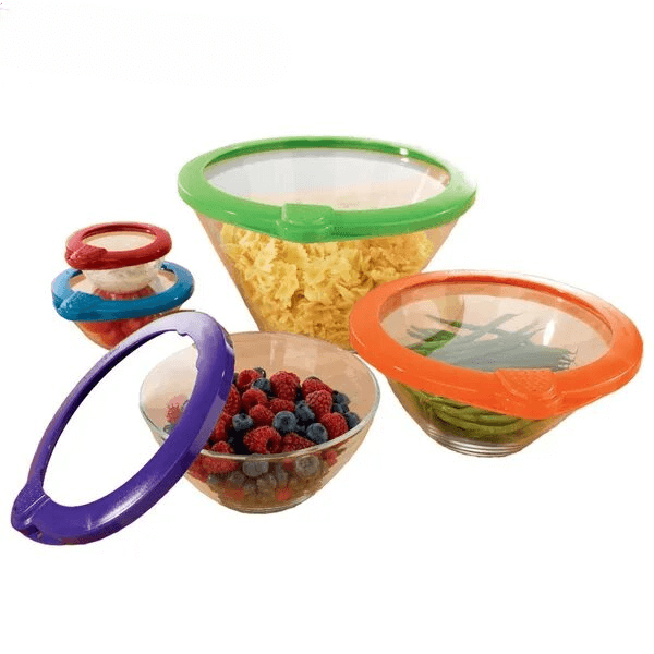 Perfect Dealz 5 piece Vacuum Seal Lid Set