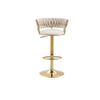 Velvet Swivel Luxury Bar Stool image 4
