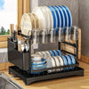 Perfect Dealz Dish Drying Rack with Drain Board