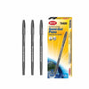 12 pcs Semi Gel Pens Black 0.5mm packaging with three pens displayed.