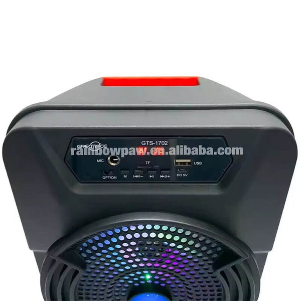 Perfect Dealz Wireless Portable Outdoor Speaker 8 Inch with Wired Microphone