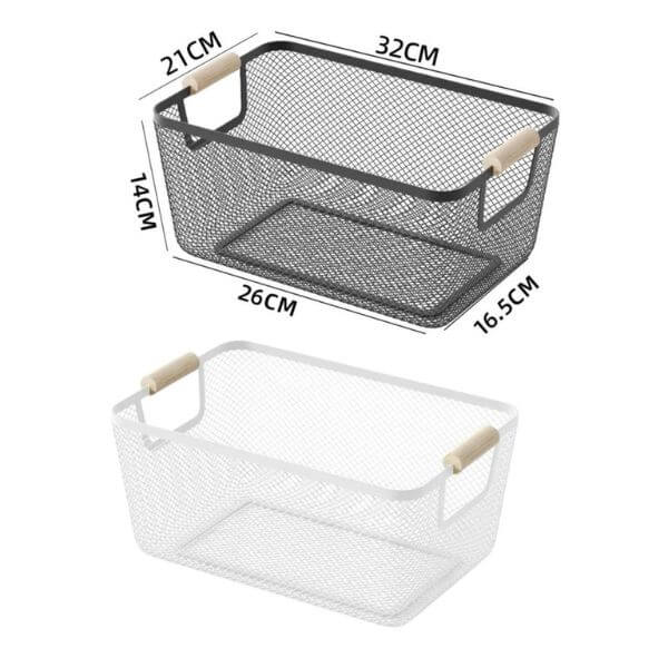 Perfect Dealz Medium Stainless Steel Mesh Storage Basket