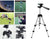 3110 Aluminium Camera Tripod Portable Stand featuring adjustable legs and multiple setups for photography.