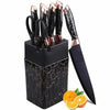 7 Piece Marble Kitchen Knife Set with Stand and Base image 3