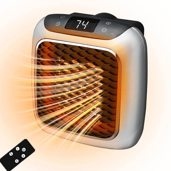 Perfect Dealz Portable Fan Heater With Adjustable Thermostat and Timer