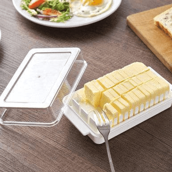 Perfect Dealz Butter Storage Box with Cutting Groove