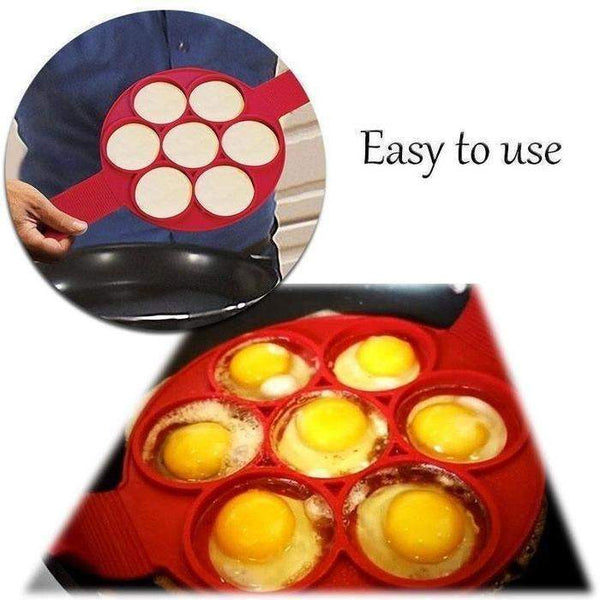 7 In 1 Silicone Fried Egg Mould