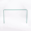 Crystal Edge Clear Glass Narrow Console Table image 2