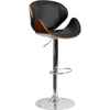 Perfect Dealz Set of 5 Solid Back Faux Leather Bar Stools