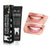 Teeth Whitening Charcoal Toothpaste Oral Care with tube and before-after smile images