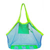 Sand Away Mesh Beach Bag – Spacious, Lightweight Tote in vibrant green and blue mesh for easy cleanup at beach or pool.