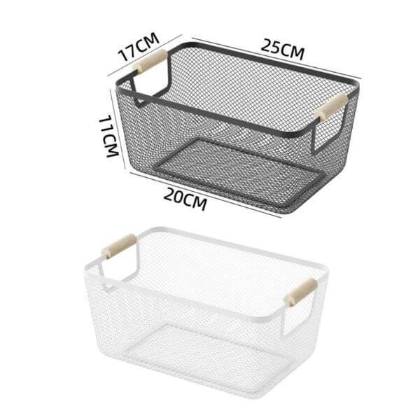 Perfect Dealz Small Stainless Steel Mesh Storage Basket