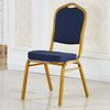 Set of 10 Stackable Banquet Chairs - Blue image