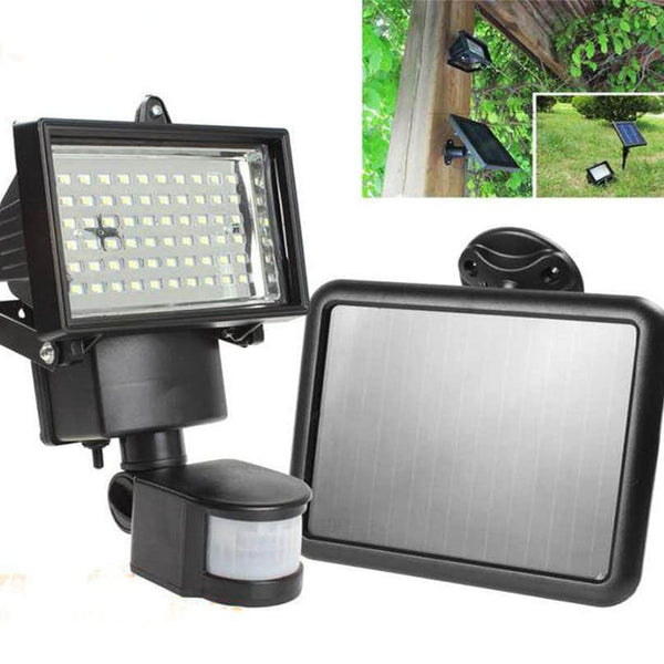 60 LED Solar Security Light With PIR image 0