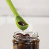 2 Piece Scoop and Pick Jar Spoon and Fork designed for serving olives and condiments directly from jars.