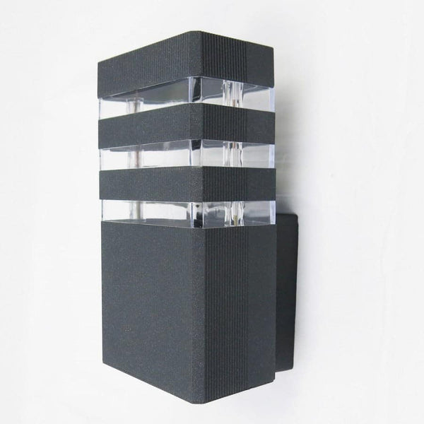Glow Square Outdoor Wall Light featuring a modern design with sleek lines and durable materials for exterior illumination.