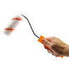 12mm Knit-Wool Painting Roller with Cage Frame held by a hand, ideal for smooth and effective paint application.