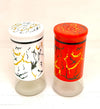 Refillable Glass Salt and Pepper Shakers Set
