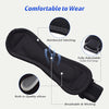 Adjustable Injury Preventative Knee Brace features reinforced stitching, double knot design, breathable fabric, and wicking technology.