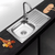 Perfect Dealz Single Bowl Stainless Steel Kitchen Sink with Drainboard