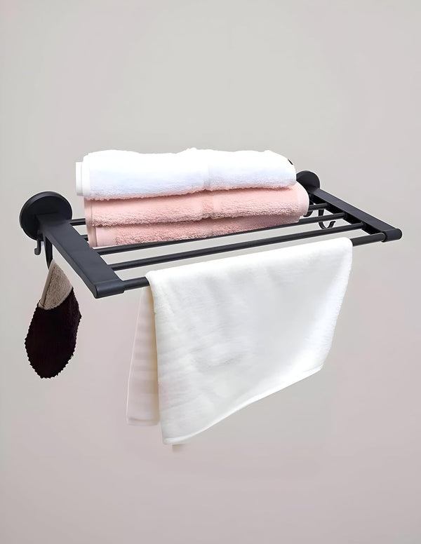 Wall Mounted Bathroom Storage Rack with Shoe Holder