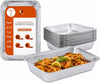Aluminium Foil Roasting Trays with Lids for Oven and BBQ