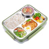 Perfect Dealz 4 Compartment Large Capacity Sealed Square Lunch Box