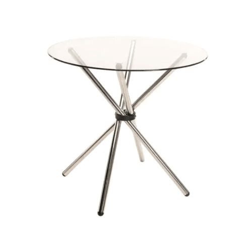 Perfect Dealz Clear View Round Glass Dining Table