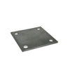 Perfect Dealz 150 x 150mm Steel Base Plate 3mm thick with Holes