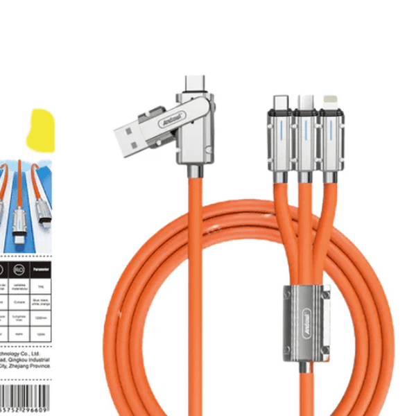 Perfect Dealz 120W Ultra-Fast 3-in-1 Charging Cable