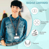 Portable Neck Strap Hanging Employee ID Card Holder image 3