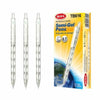 12 pcs Elegant Black Semi-Gel 0.7mm Pen packaging with three pens displayed.