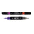 12 pcs Dual Tip Acrylic Marker in vibrant colors, featuring fine and broad tips for detailed artwork and smooth coverage.