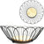 Perfect Dealz Round Metal Fruit Basket