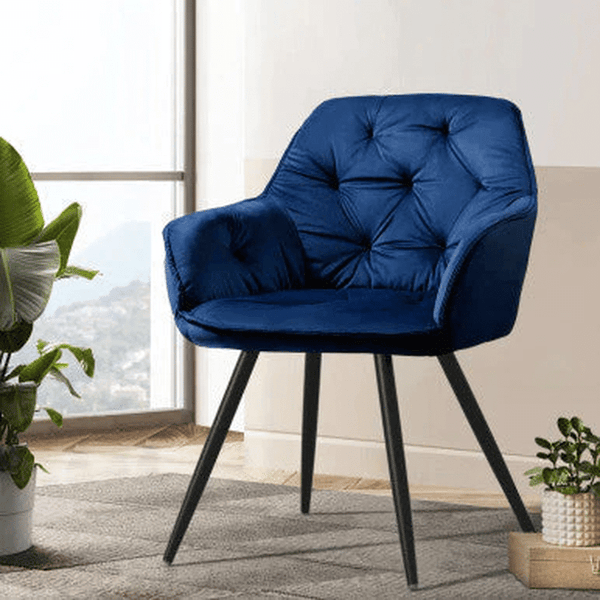 Perfect Dealz Velvet Luxe Dining Chair