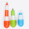 Capsule-Shaped Writing Pen trio showcasing vibrant colors and unique capsule design for smooth writing.