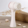 Double Sided Silicone Facial Cleanser with ergonomic design and silicone bristles for gentle cleansing.