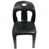 Black Plastic Chair with Handle image 0