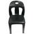 Black Plastic Chair with Handle image 0