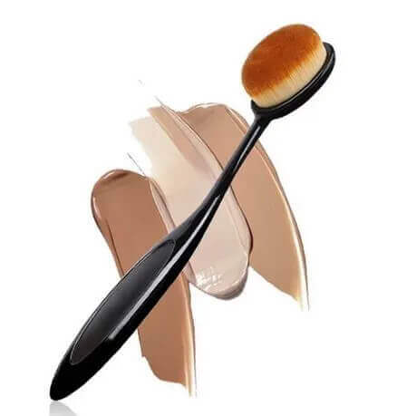 Perfect Dealz Mini Oval Makeup Brush Professional Oval Toothbrush Foundation