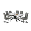 Perfect Dealz 7 Pieces Artistic Dining Room Set