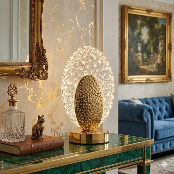 LED Plug-In Acrylic Table Lamp