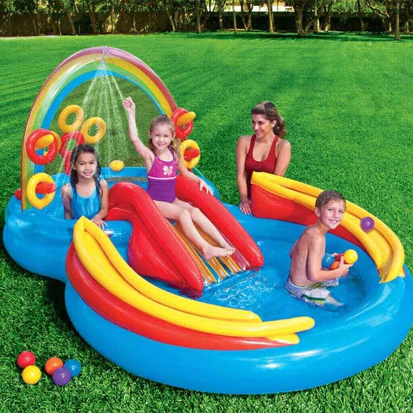 Perfect Dealz Rainbow Summer Inflatables Kids Pool