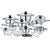 Perfect Dealz 21 Piece High Quality Stainless Steel Cookware Set