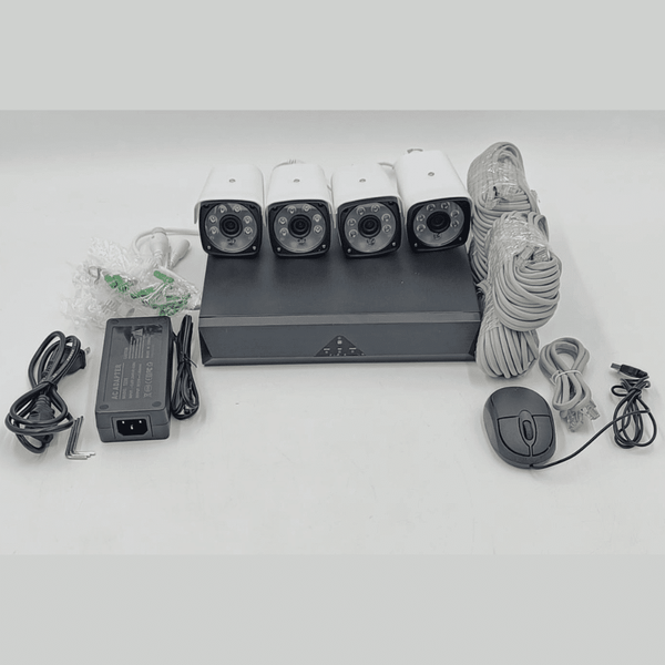 Perfect Dealz Security Camera Kit 4-Port NVR POE Full Kit