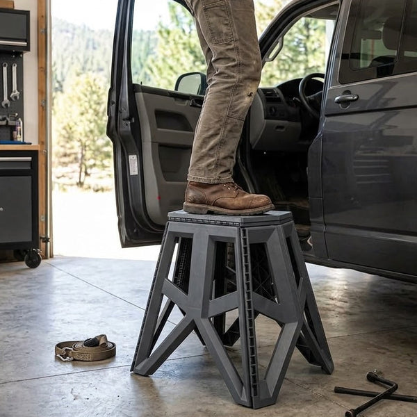 Outdoor Camping Folding Plastic Stool