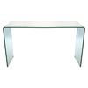 Perfect Dealz Crystal Clear Glass Console Accent Table