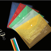 Pack of 12 A4 Plastic Gridding Button Document File Folder image 0